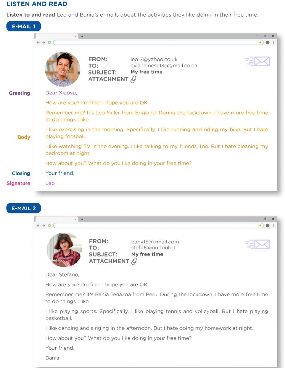 My free time - W-13 (PreA1)