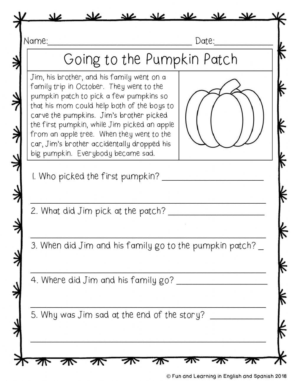 Going to the Pumpkin Patch
