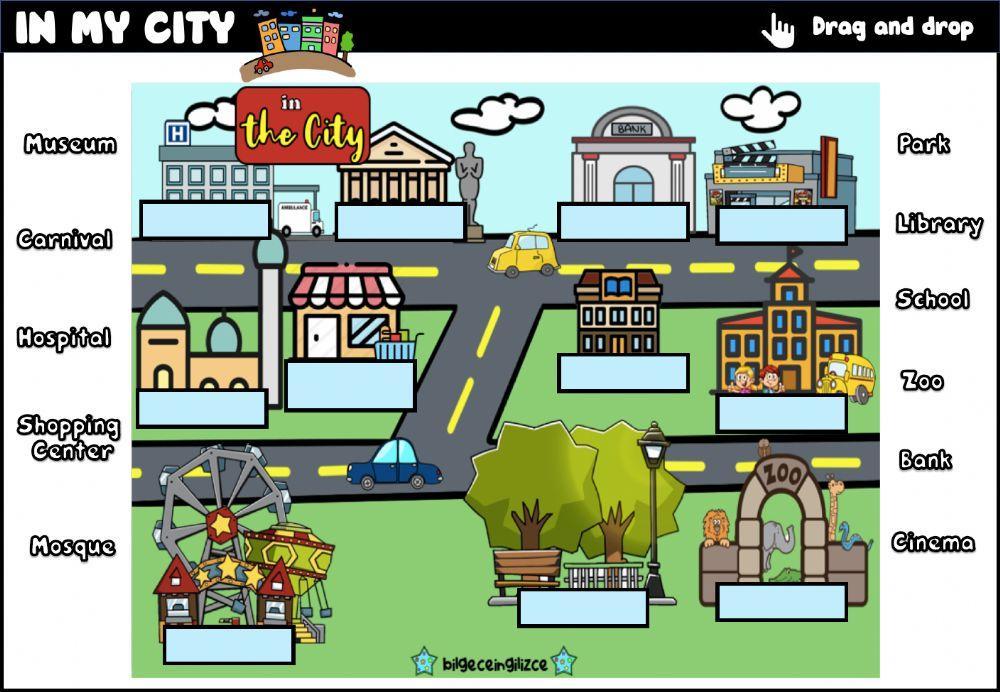 In the City(Drag and drop)