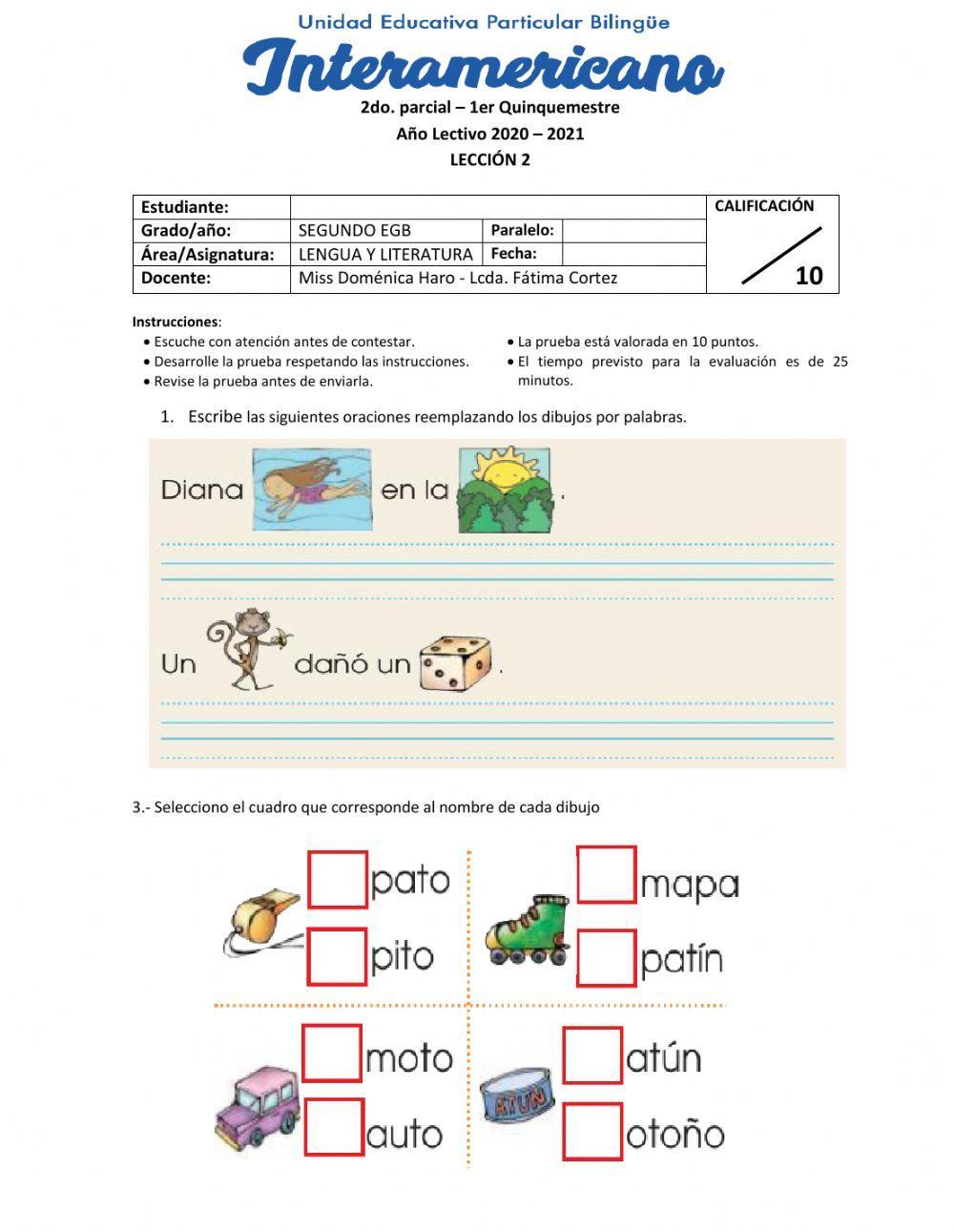 Lección 2 2do parcial