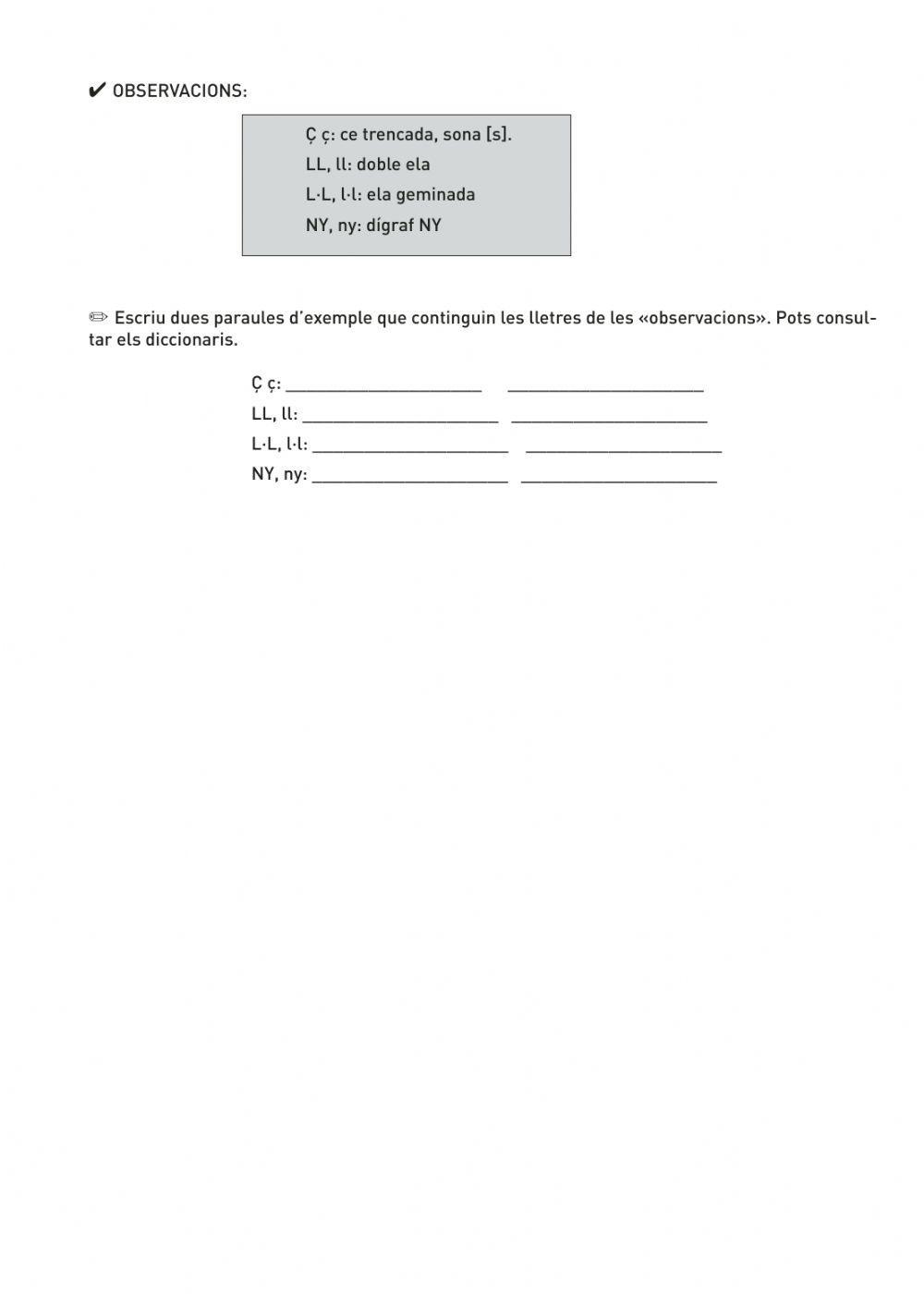 L’alfabet (aula d’acollida)