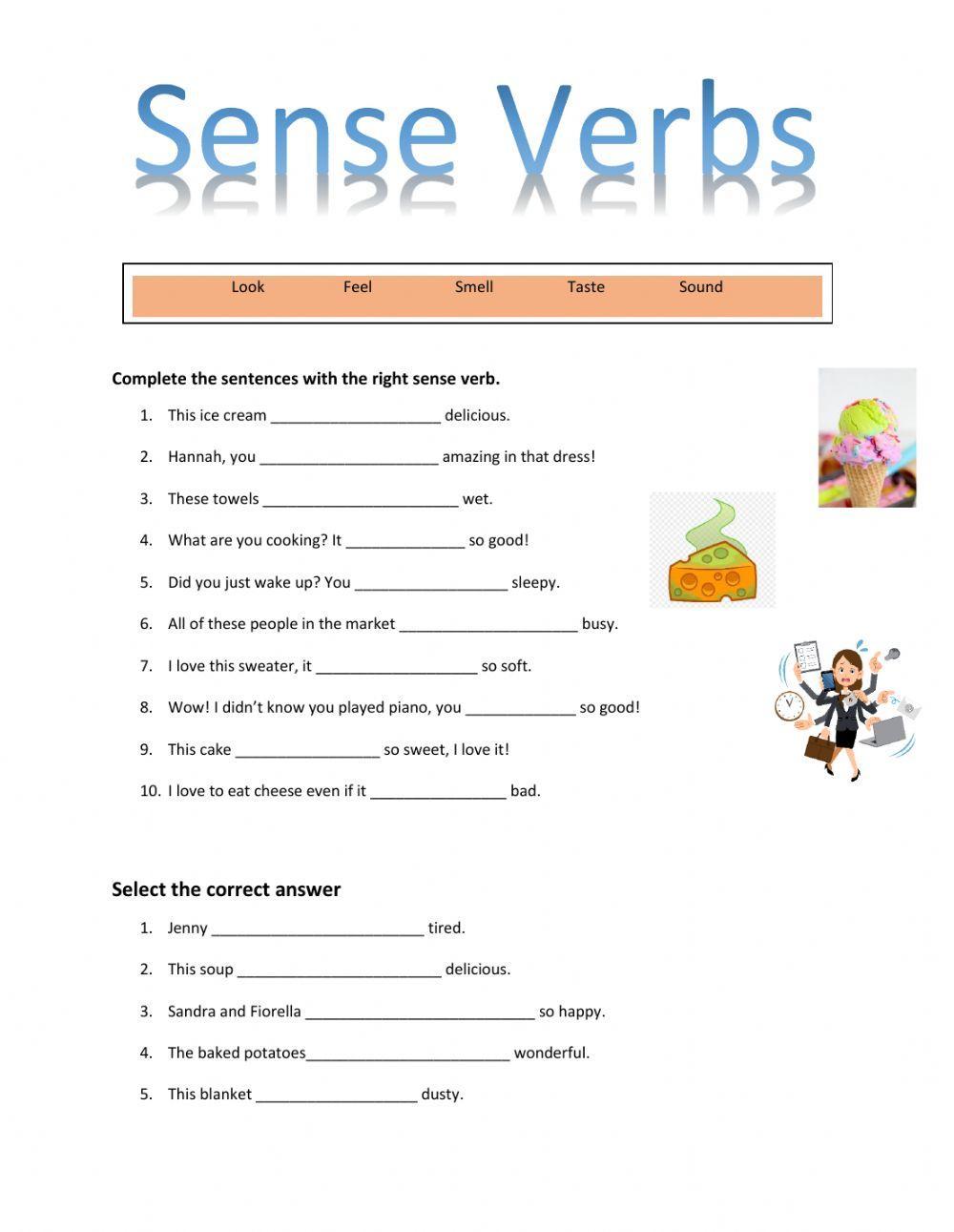 Sense Verbs