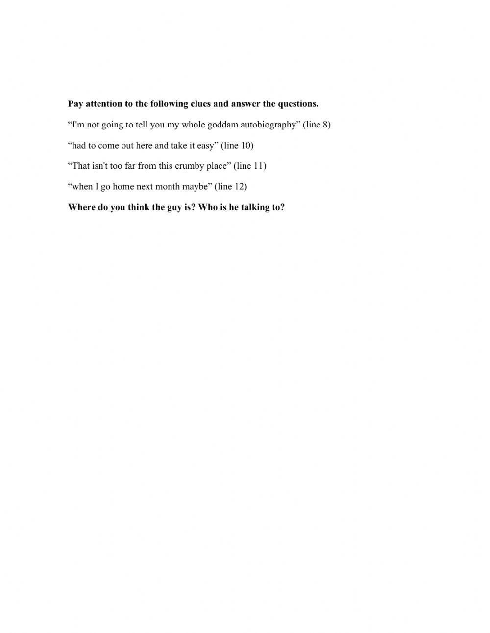 The catcher in the rye