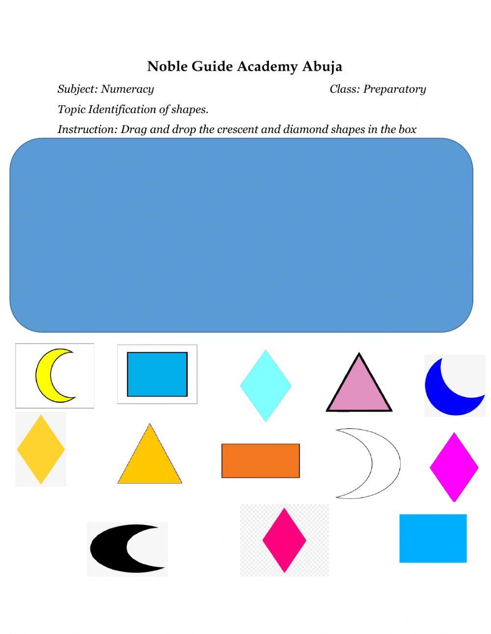Identification of Shapes