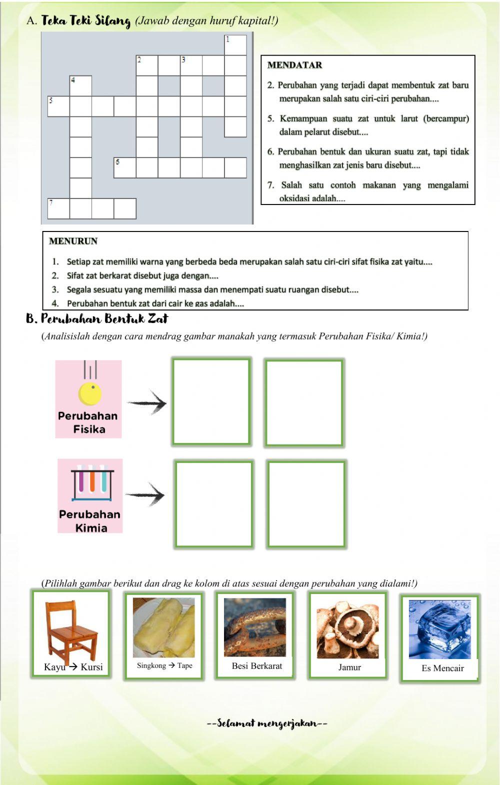 Klasifikasi Materi Part 1