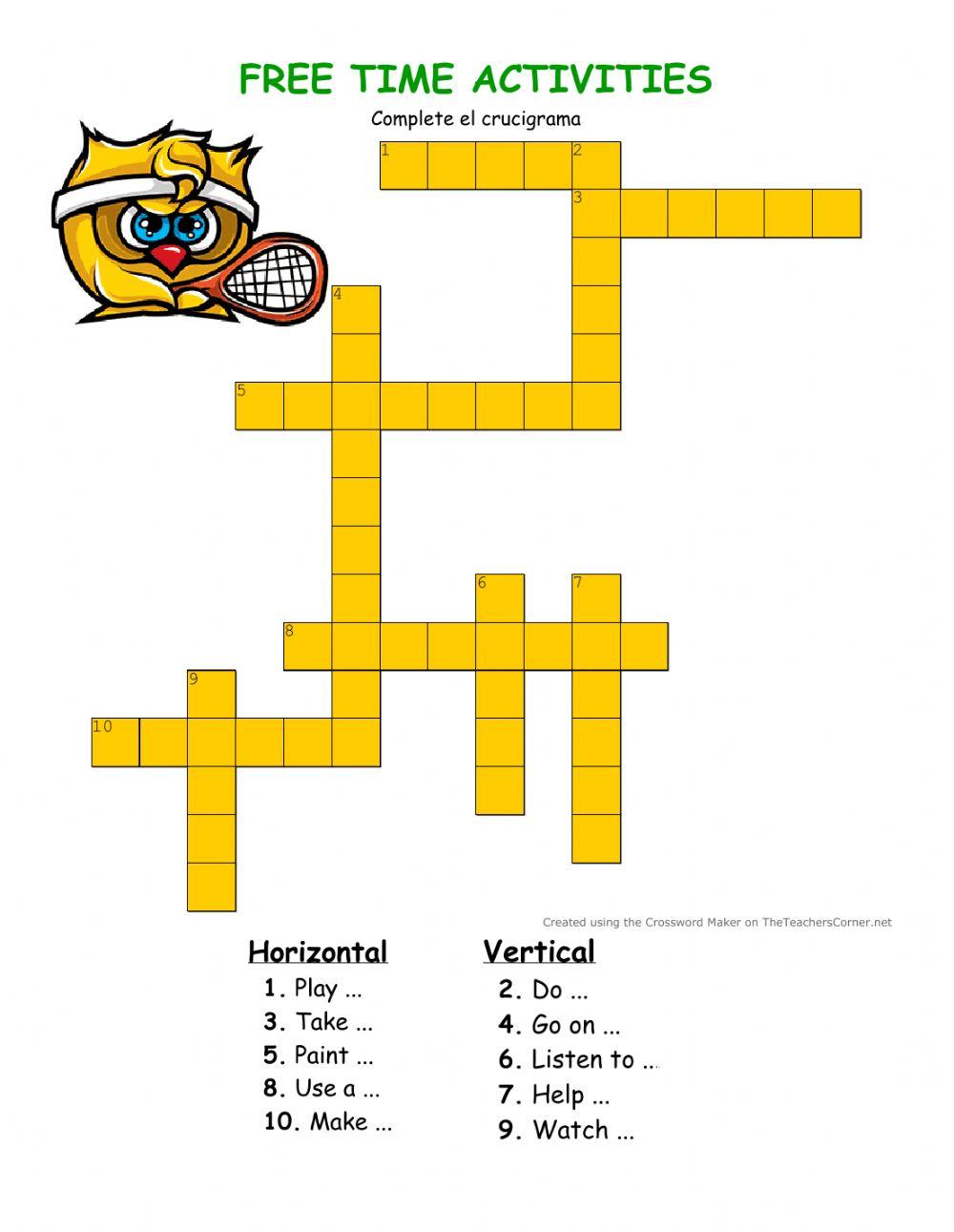 Free time activities