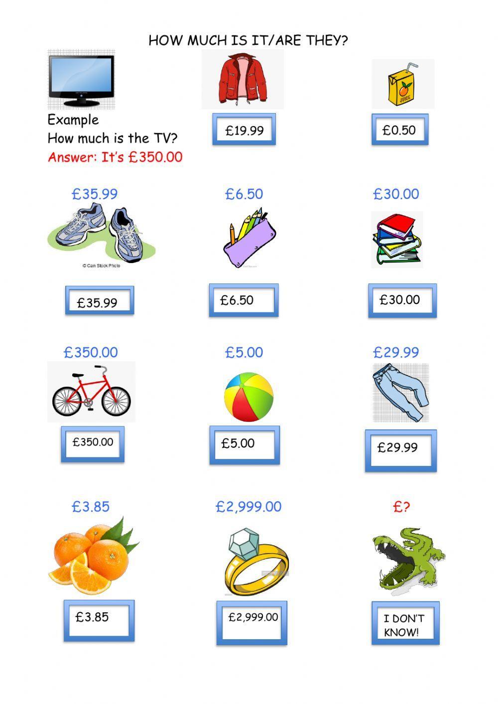 using-unit-prices-worksheet
