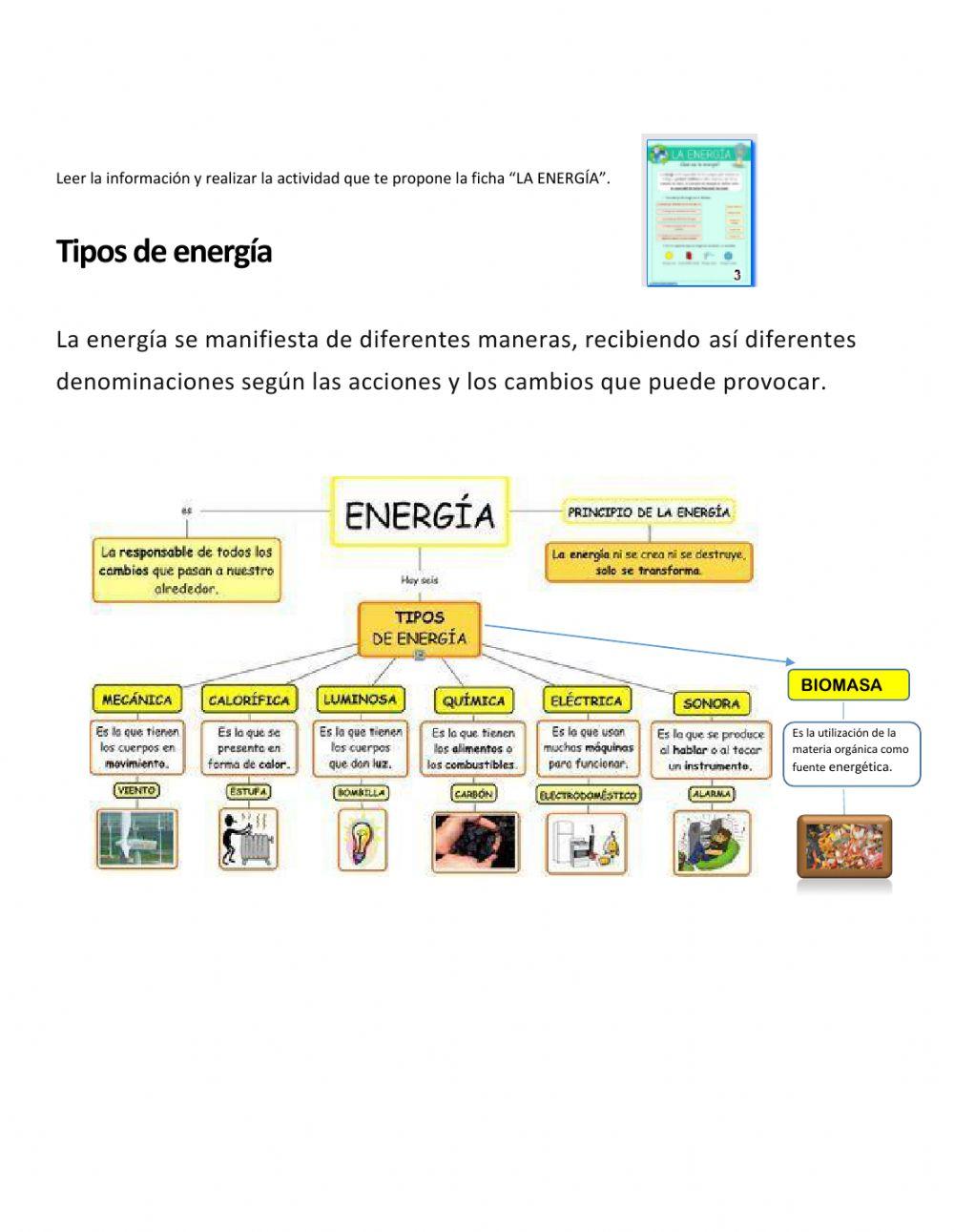 Energia Renovable y no Renovable- Tipos
