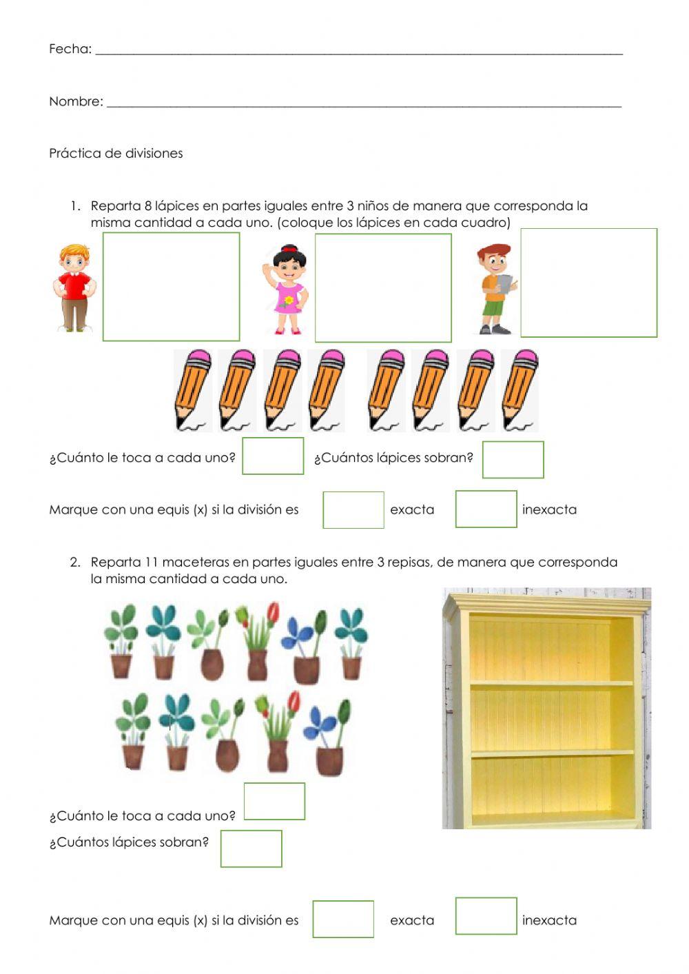 División como reparto