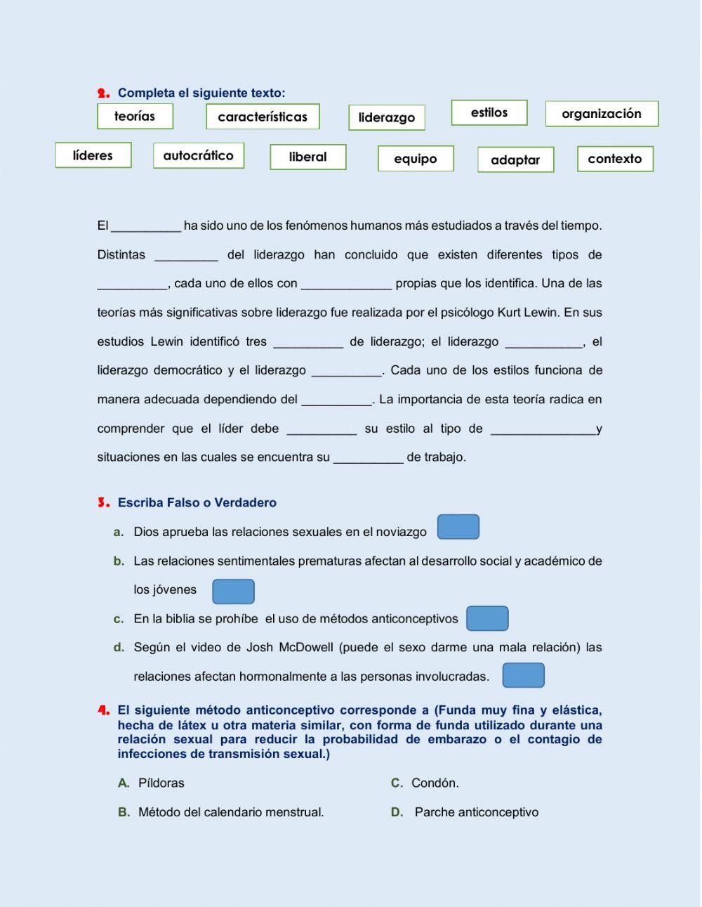 EVALUACIÓN BIMESTRAL DE EMPRENDIMIENTO ONCE