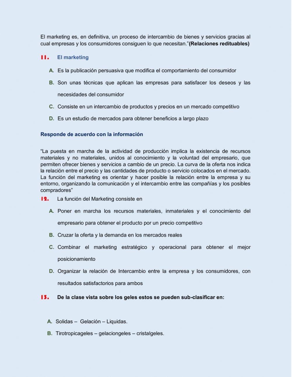 EVALUACIÓN BIMESTRAL DE EMPRENDIMIENTO ONCE
