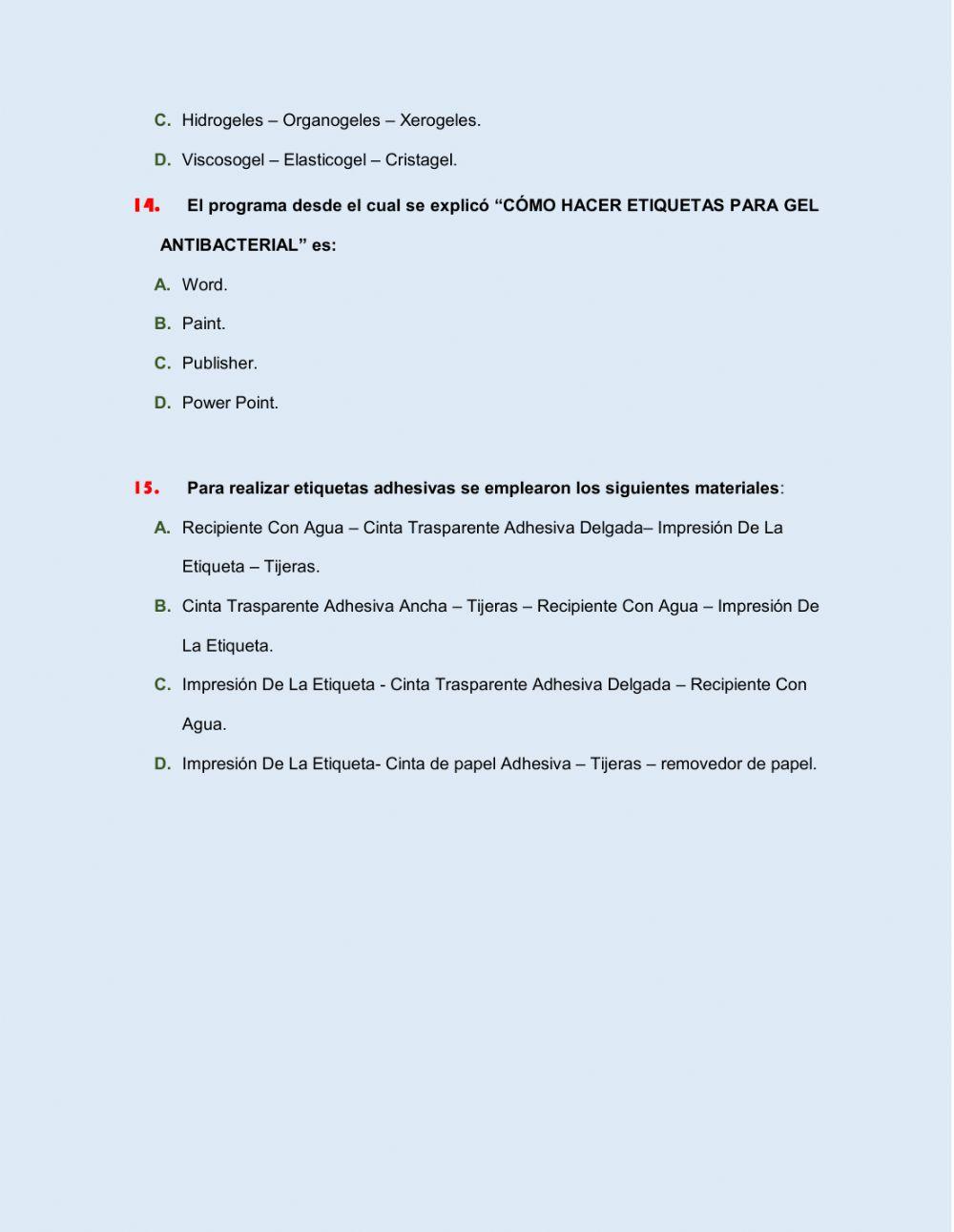 EVALUACIÓN BIMESTRAL DE EMPRENDIMIENTO ONCE