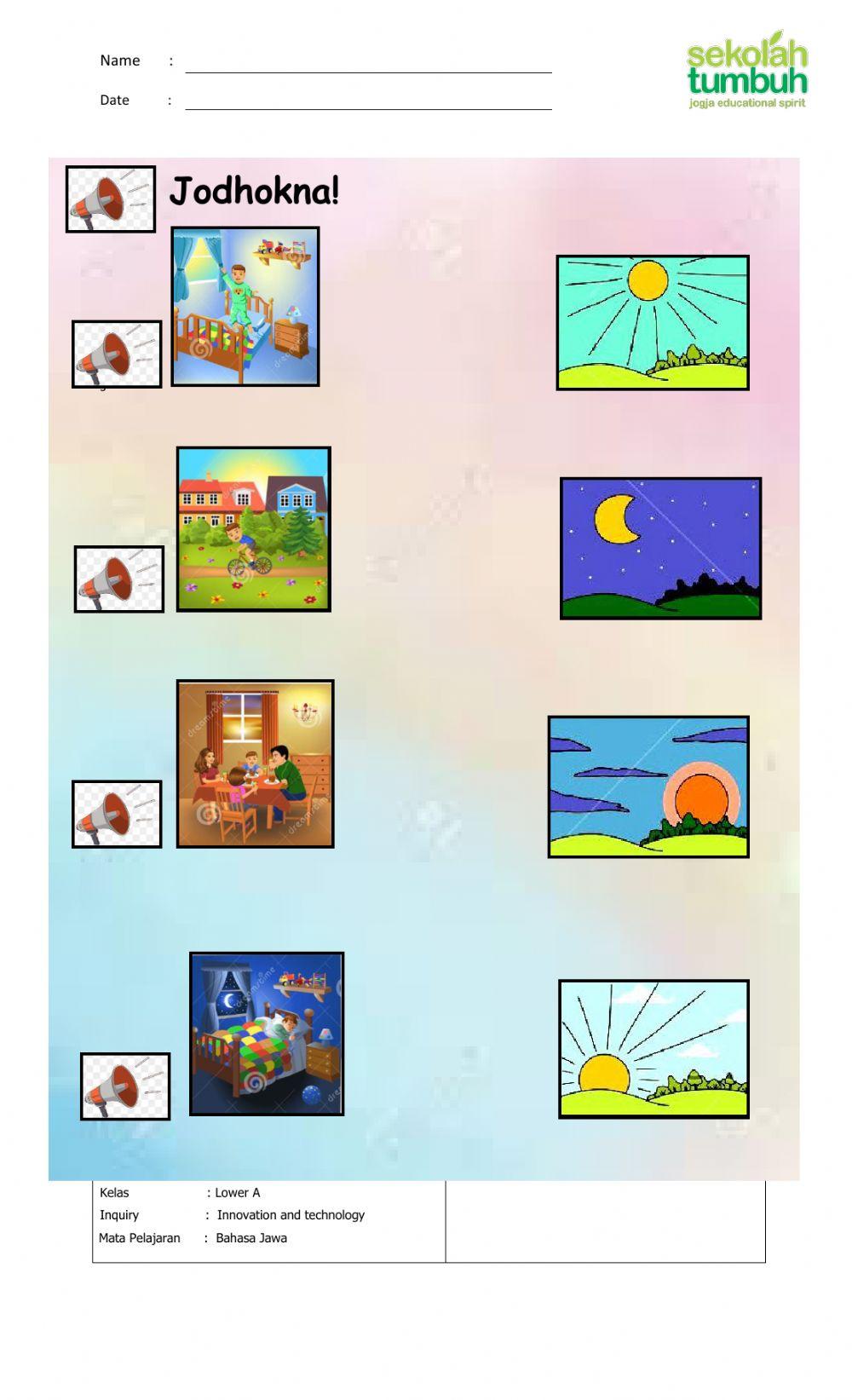 Bahasa Jawa-Unggah Ungguh Basa-Menjodohkan