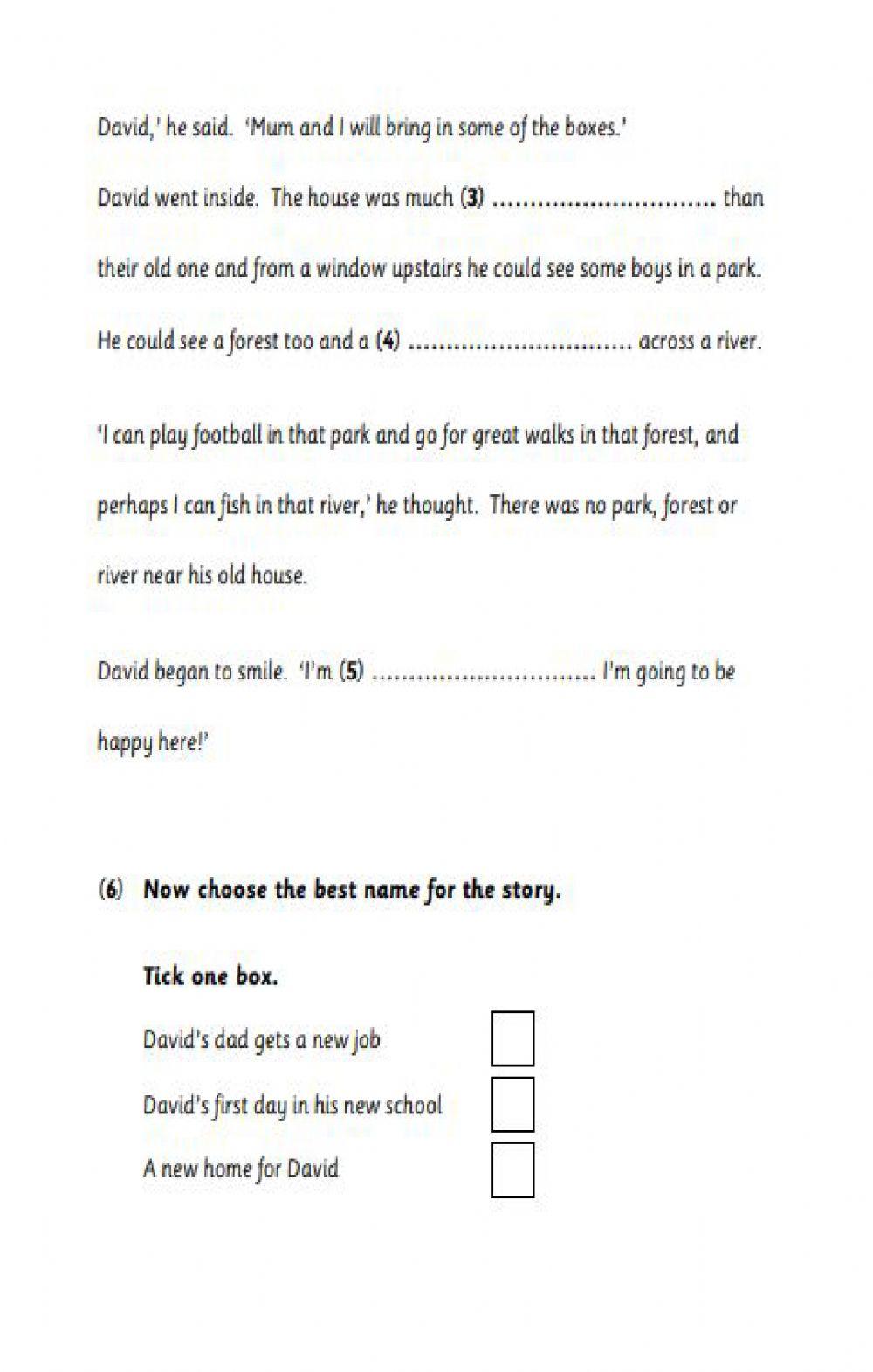 Flyers reading and writing 1