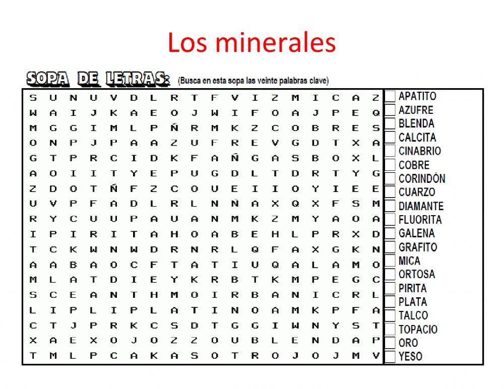 Minerales