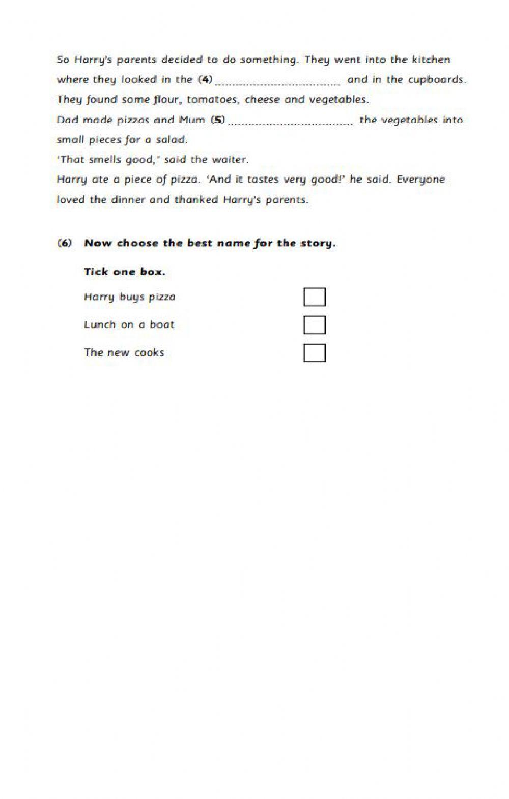 Flyers 2  reading and writing 1