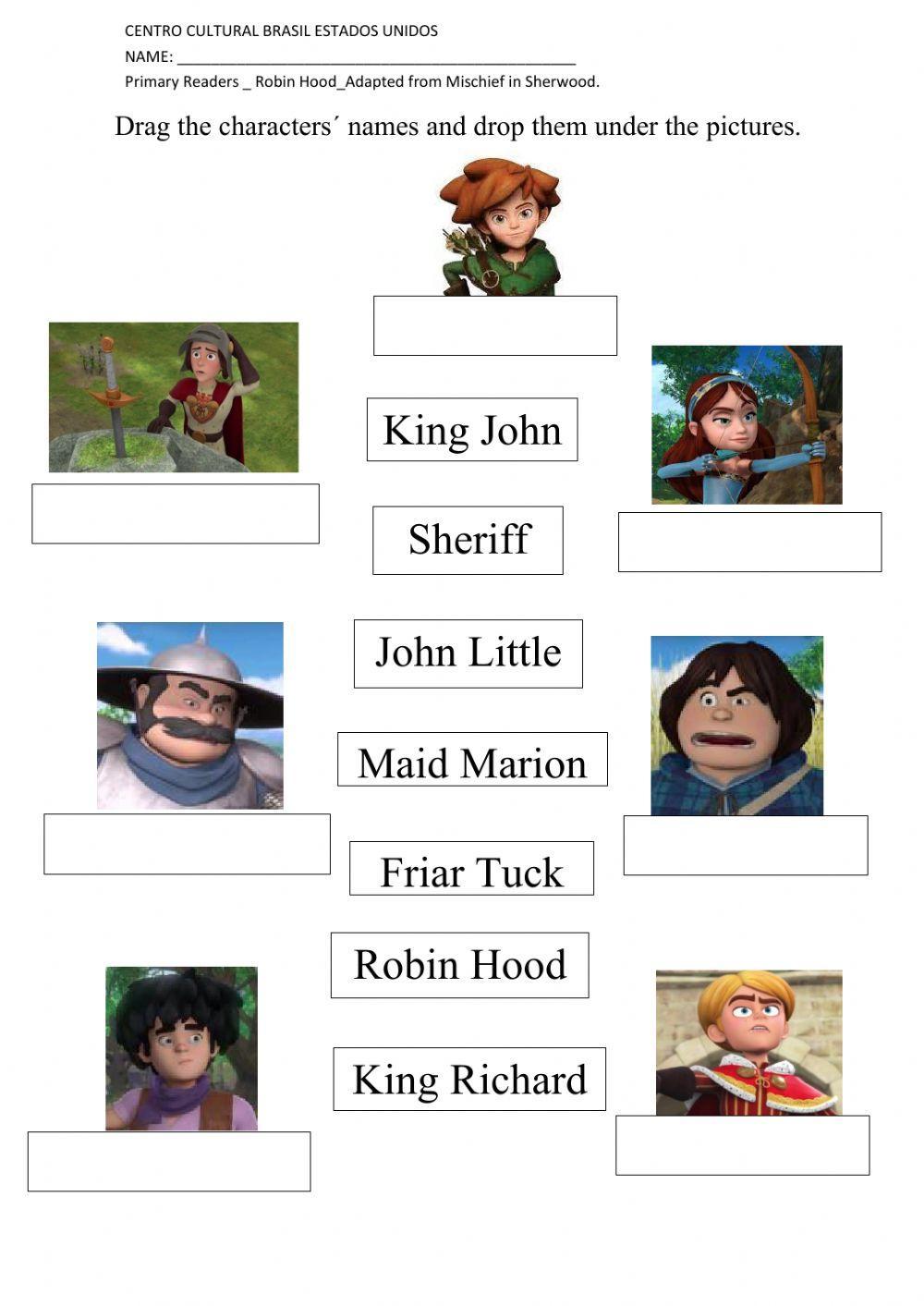 Robin Hood Characters