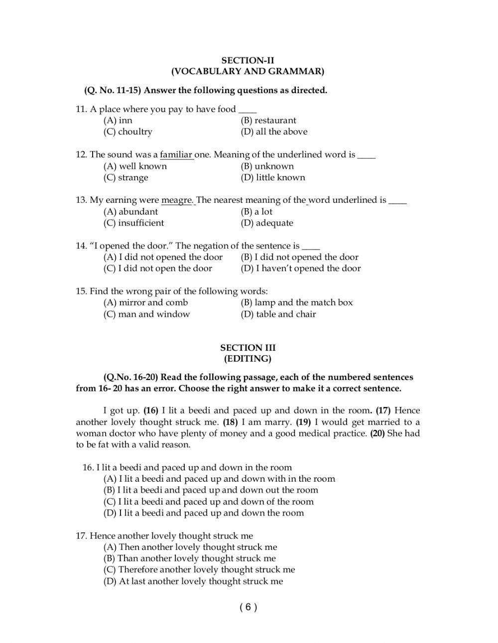 9 class level 2 worksheet 2