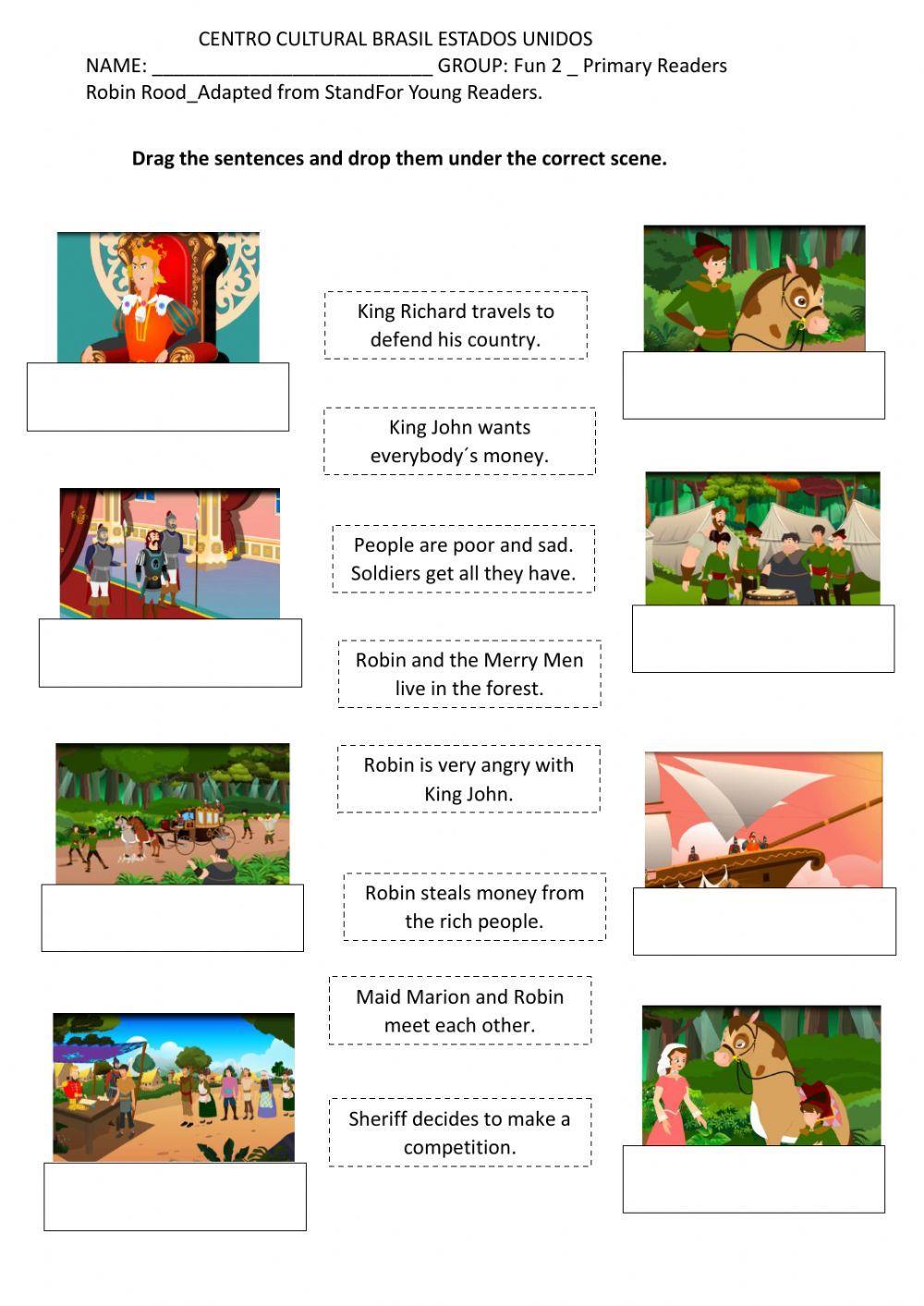 Robin Hood Story Sequence