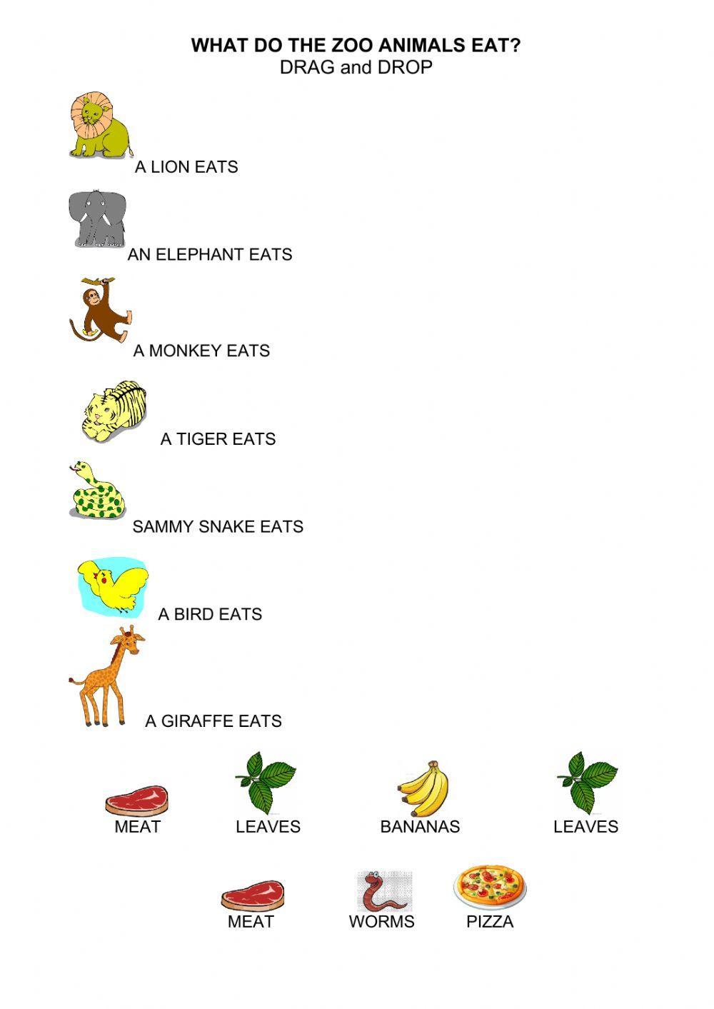 What animals eat