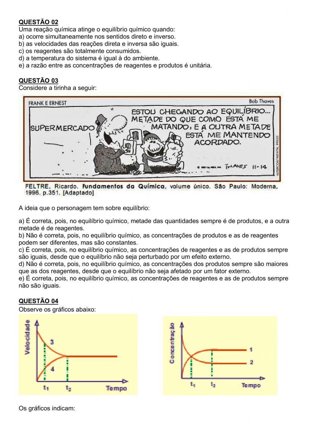 Equilíbrio químico
