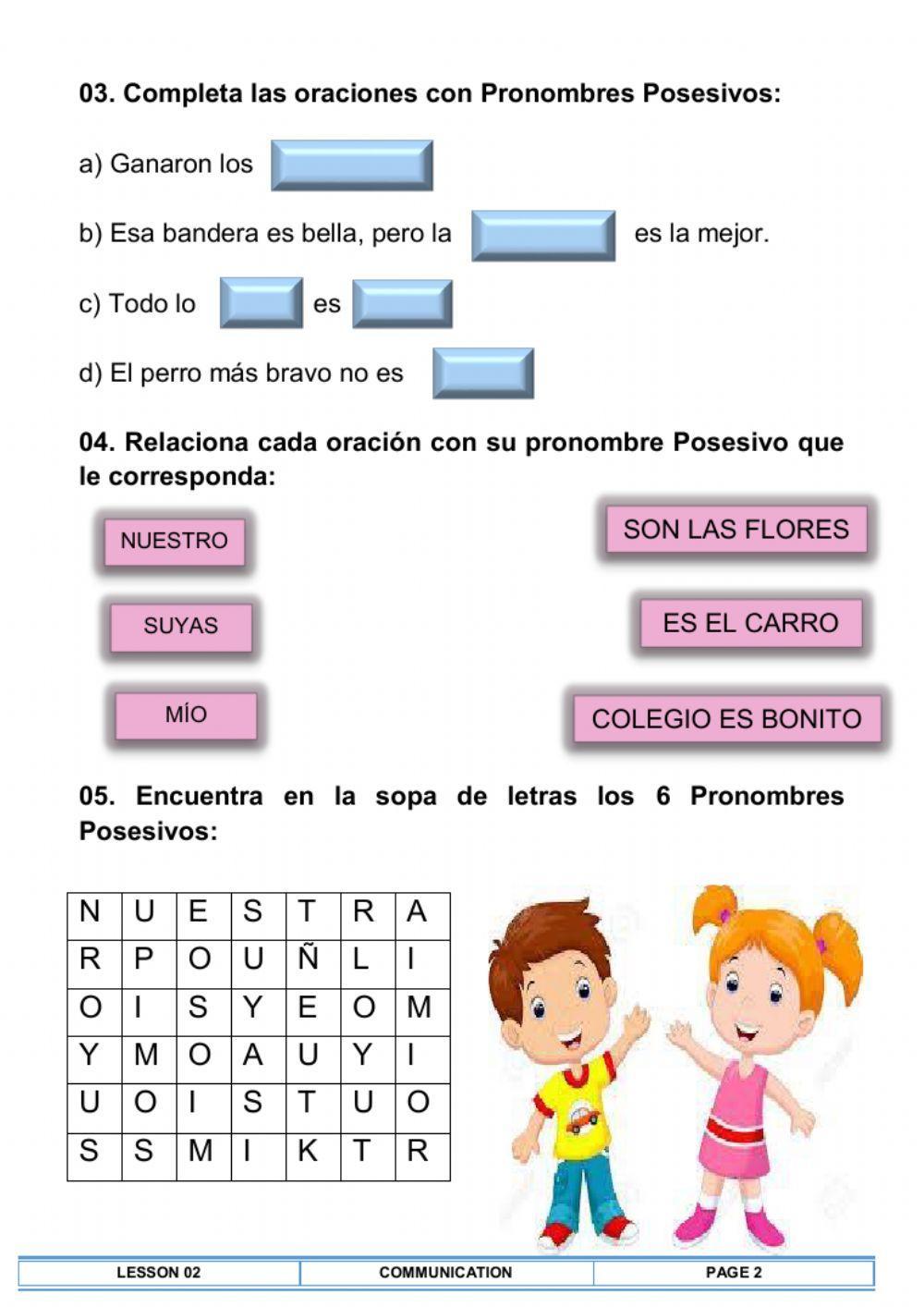 Pronombres demostrativos