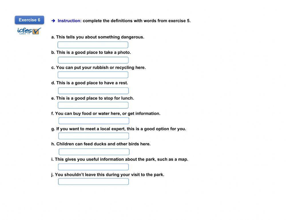 Study guide n°4 - nature and environment