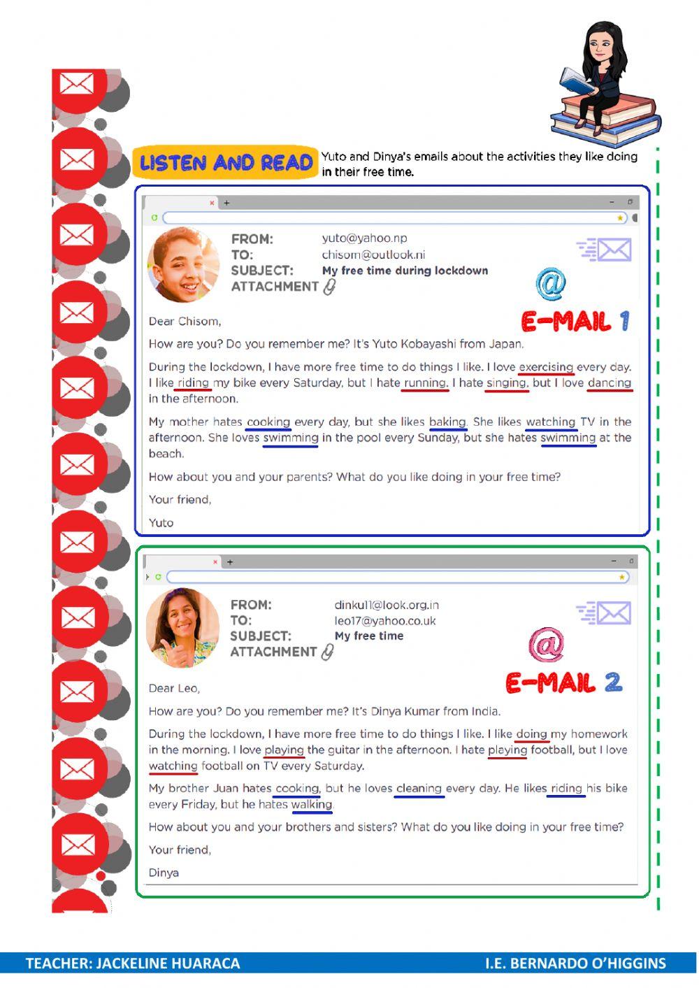 ENGLISH - Aprendo en casa - A1 - semana 23 - PERÚ