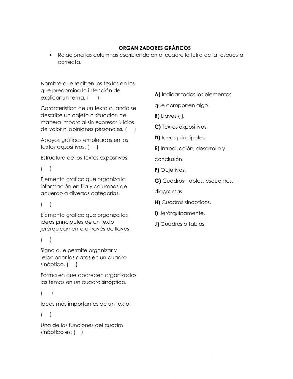 Organizadores gráficos