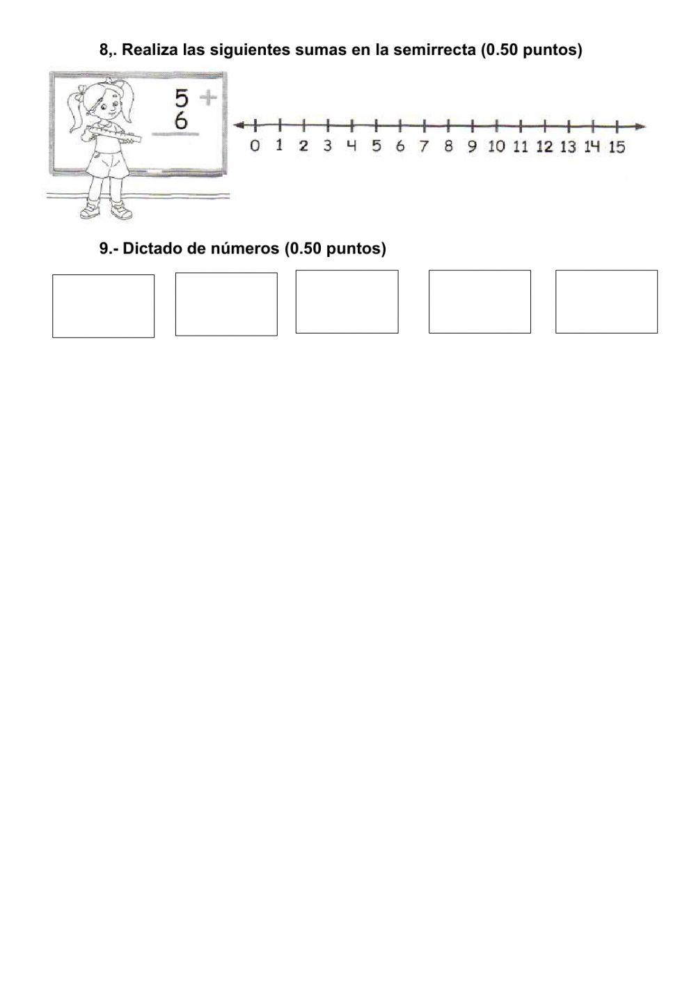 Evaluación de Matemáticas