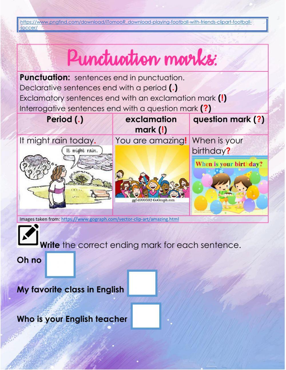 Third term questionnaire language structure