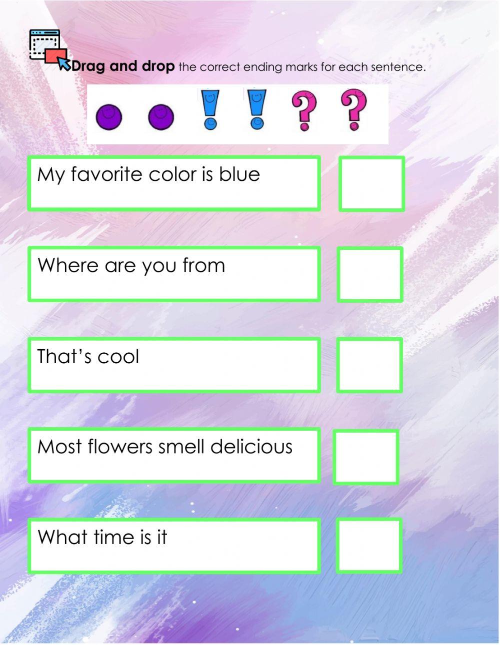 Third term questionnaire language structure