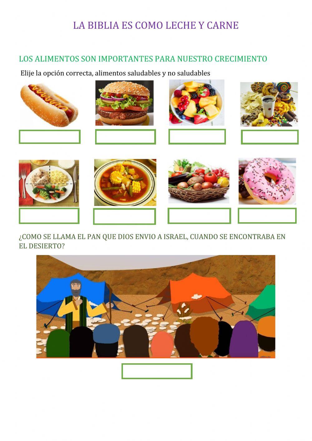 La bliblia es como alimento