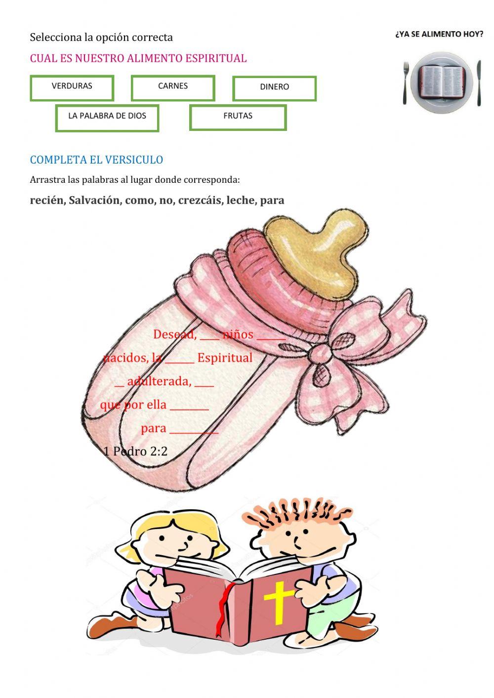 La bliblia es como alimento