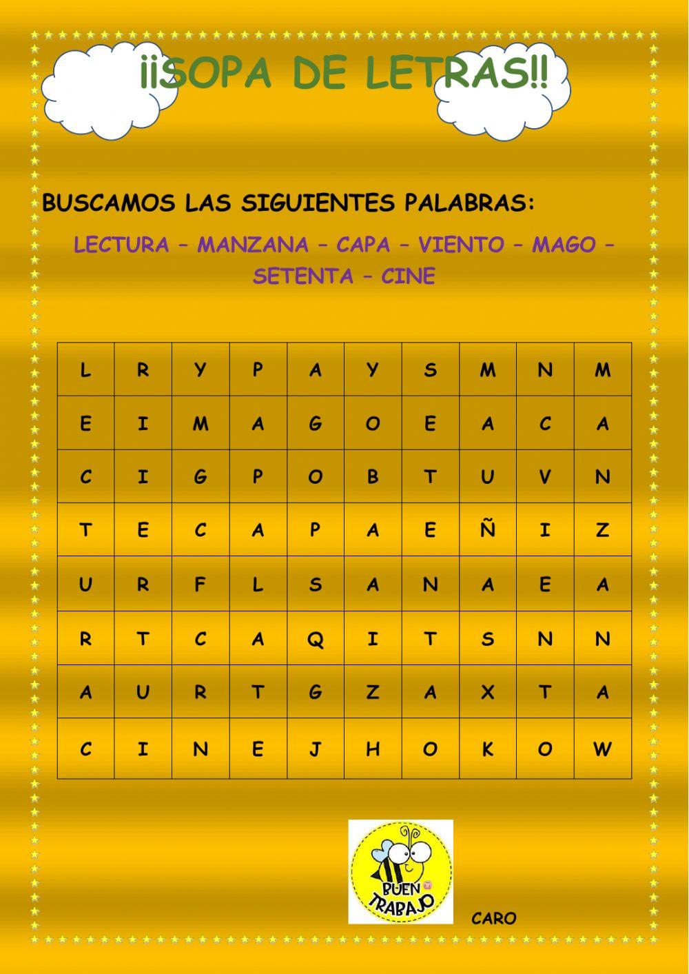 Sopa de letras