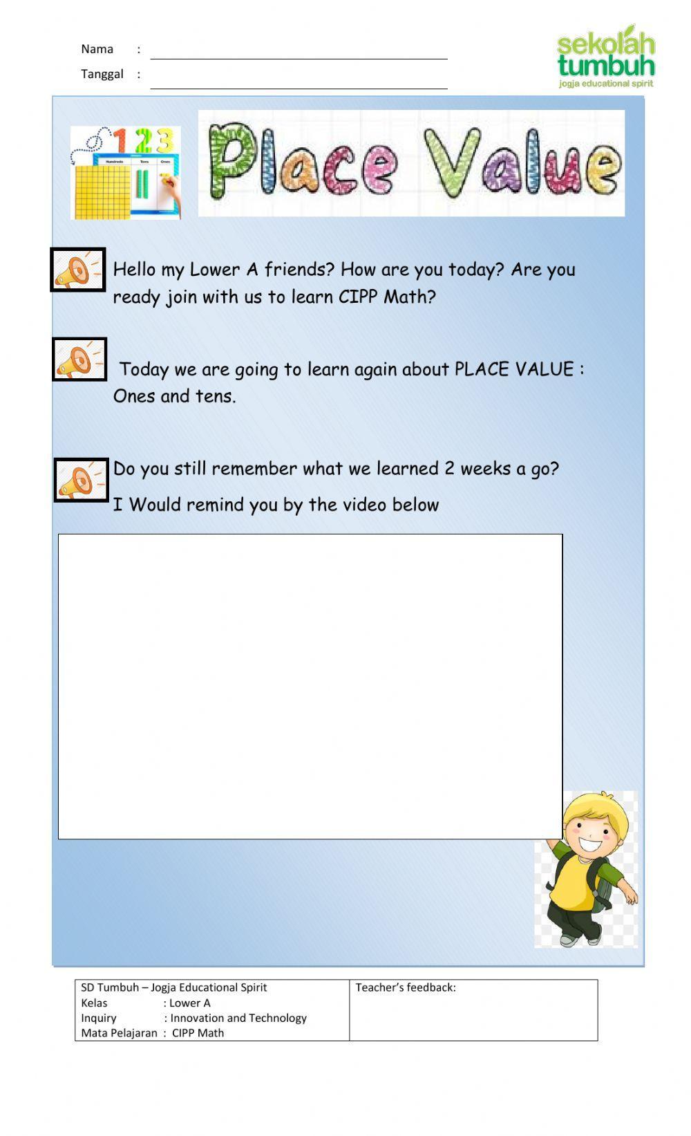 Place Value (Hundreds, Tens, Ones)