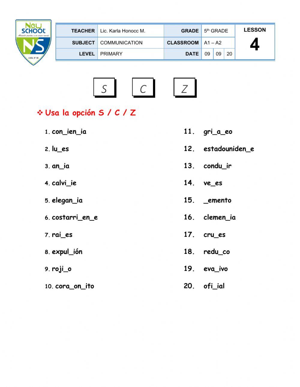 Comunicación - 5º PRIMARIA