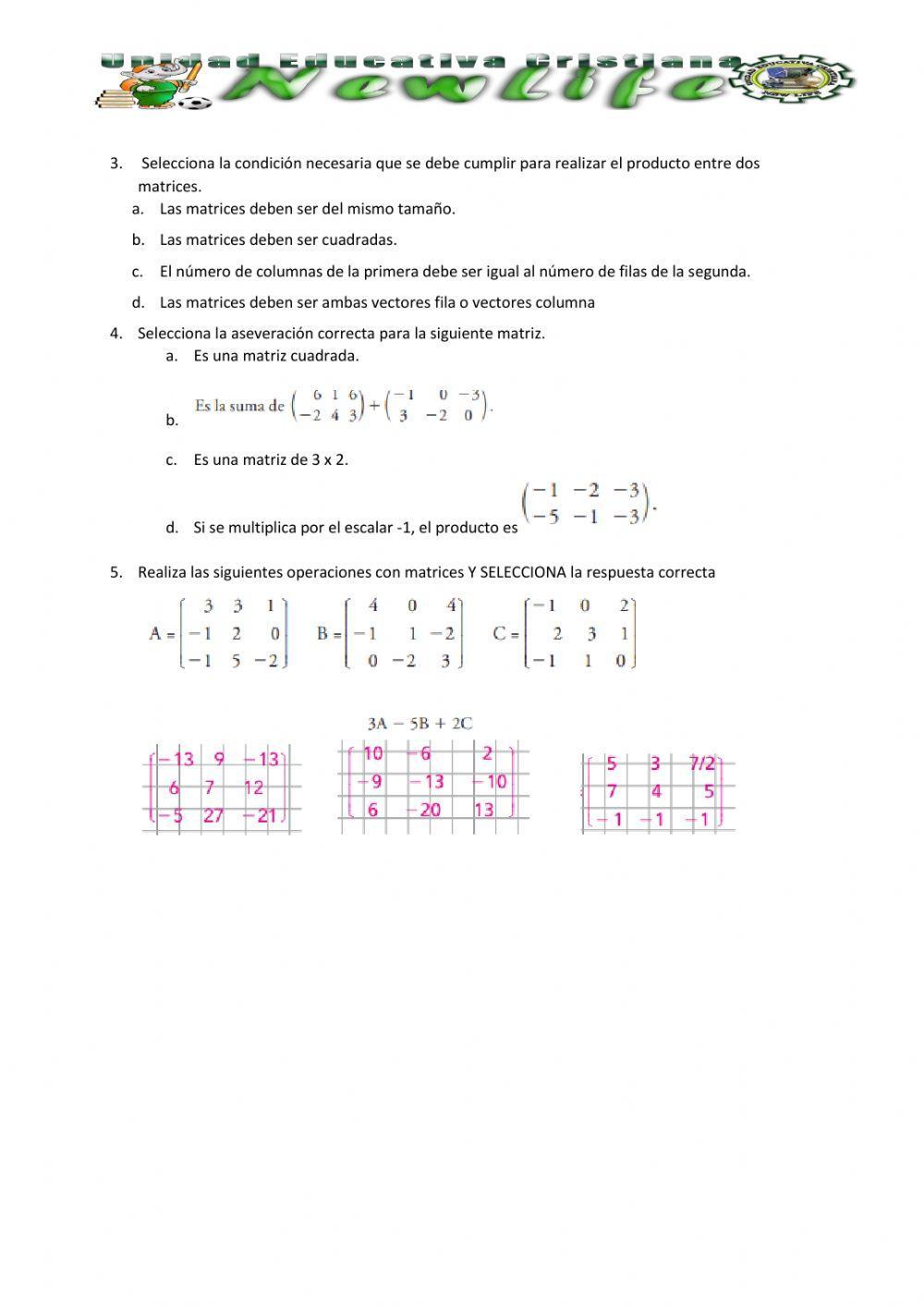 Matrices