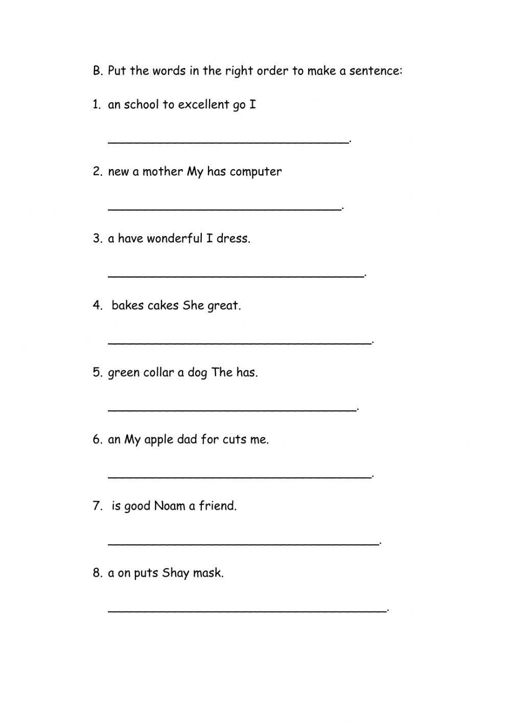 Parts of Speech