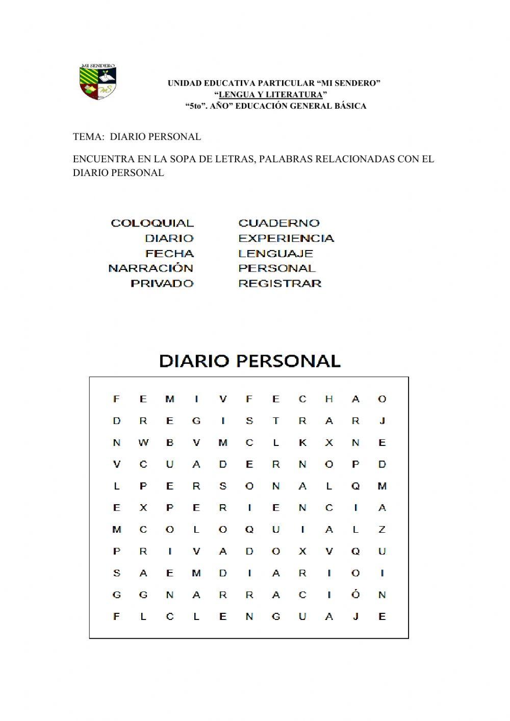 Diario personal