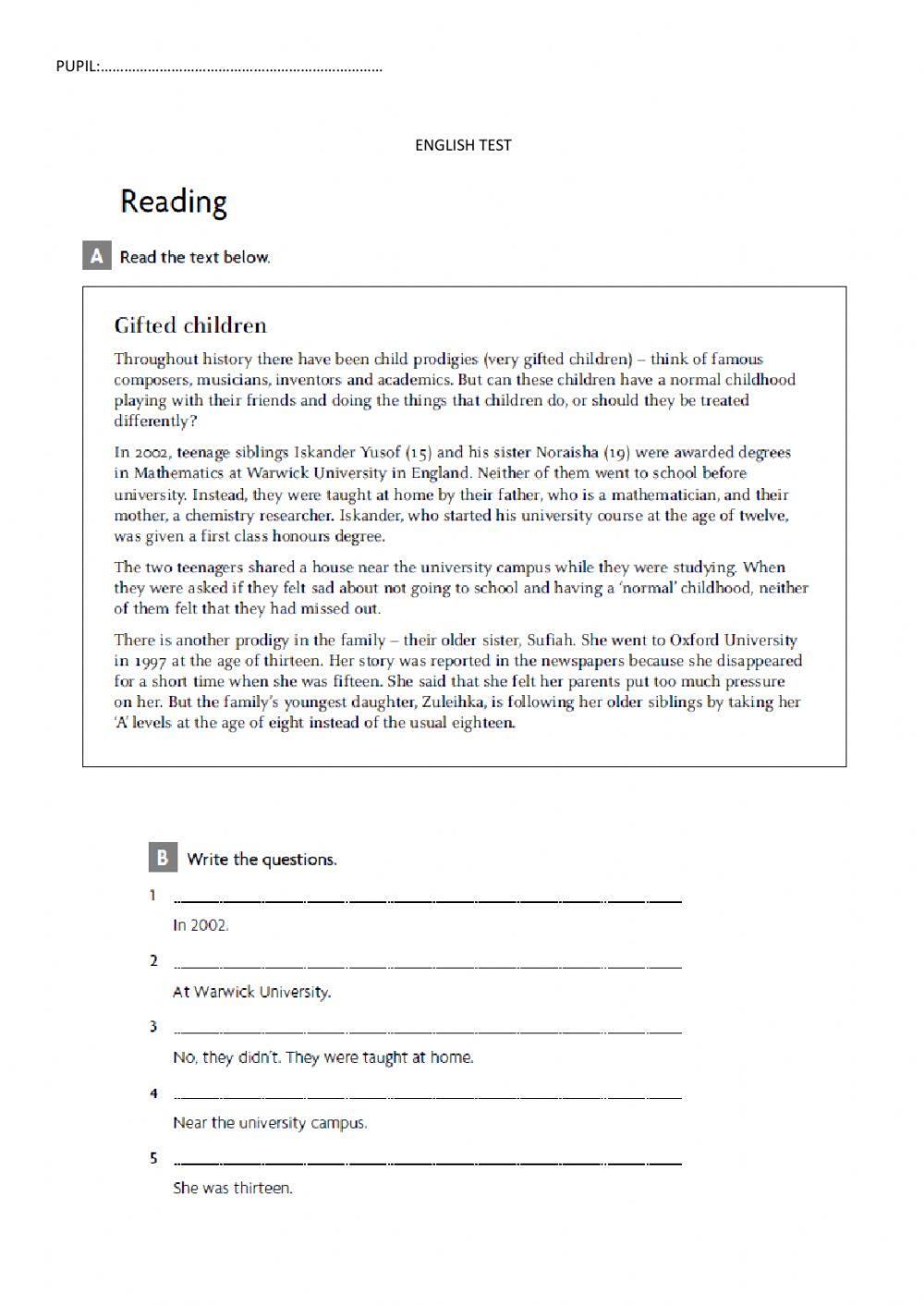 EiM 2- Conditional Test