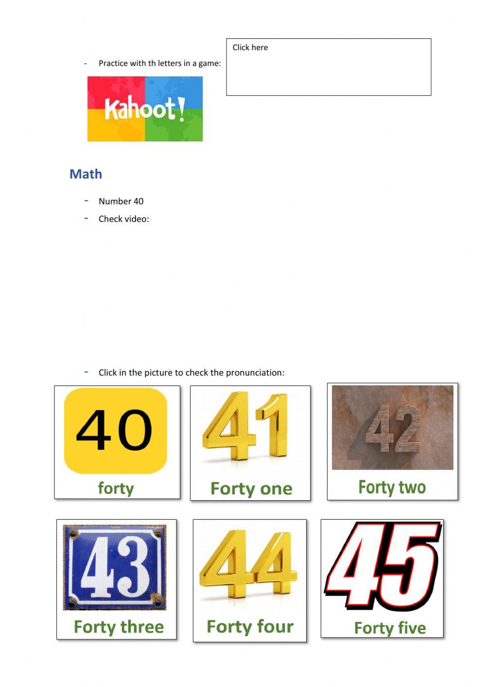 Weekly activities - Preparatory - week 15