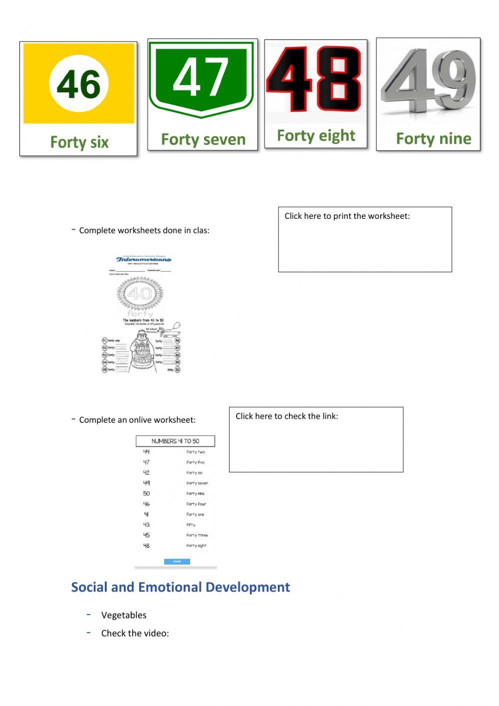 Weekly activities - Preparatory - week 15