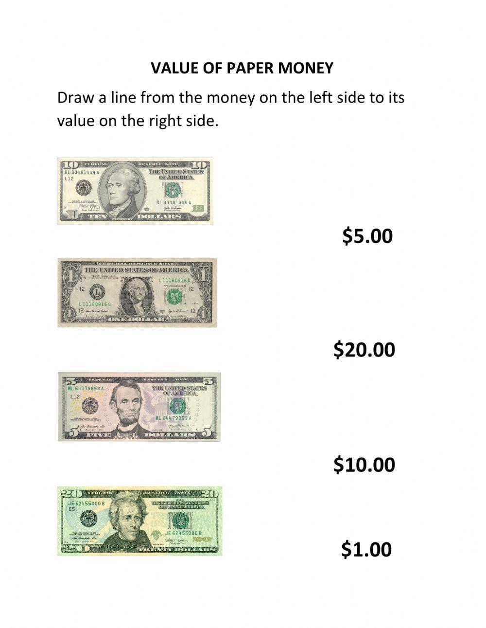 Value of Paper Money
