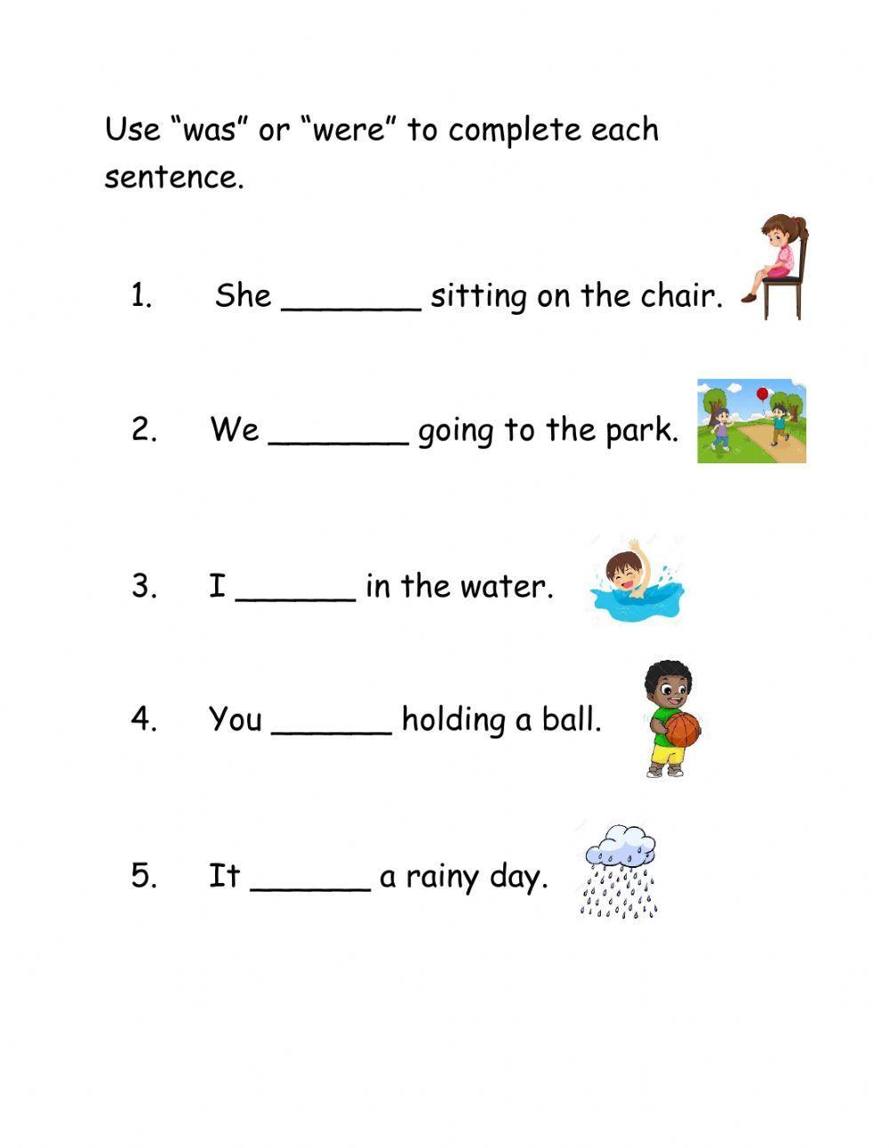 Using Was And Were