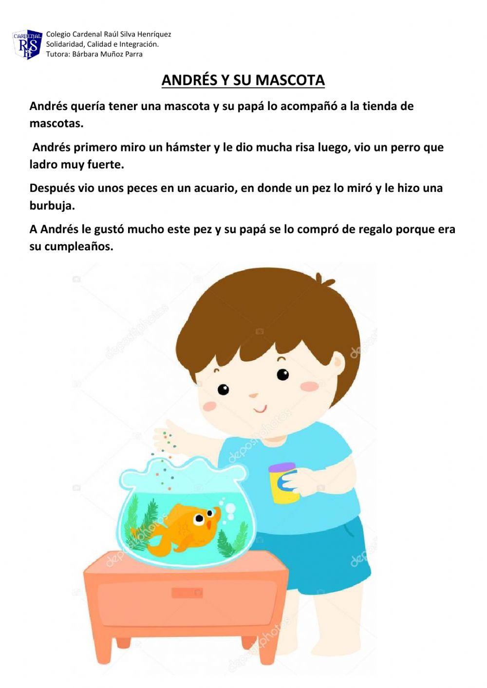 Andrés y su mascota