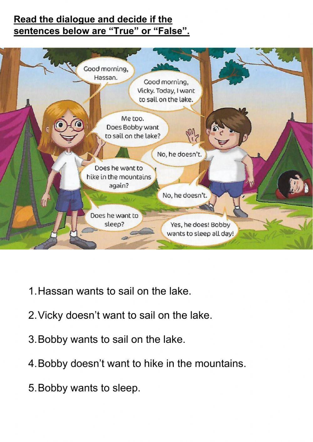 Wants and Doesn't want