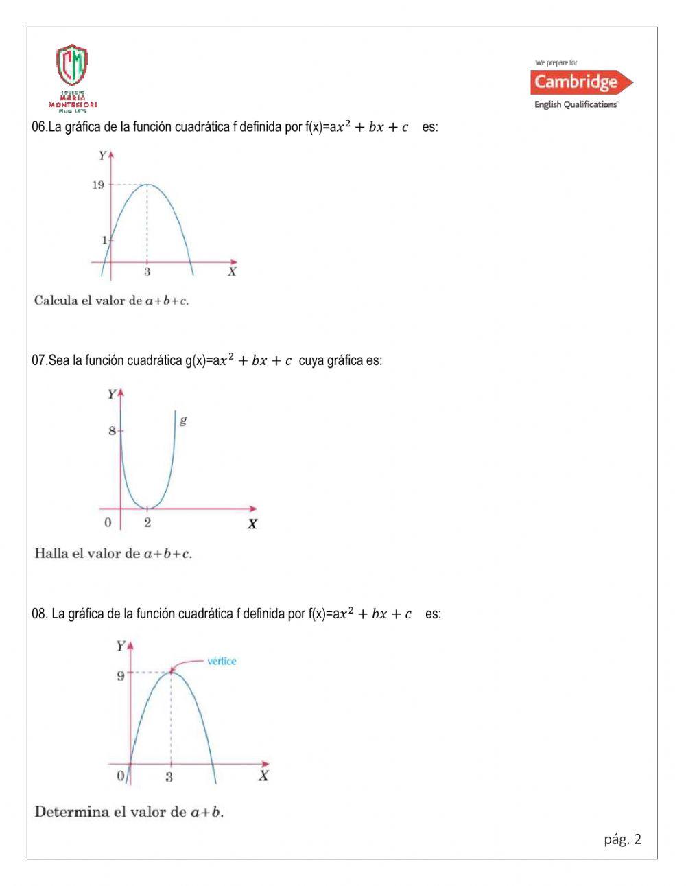 Función Cuadrática