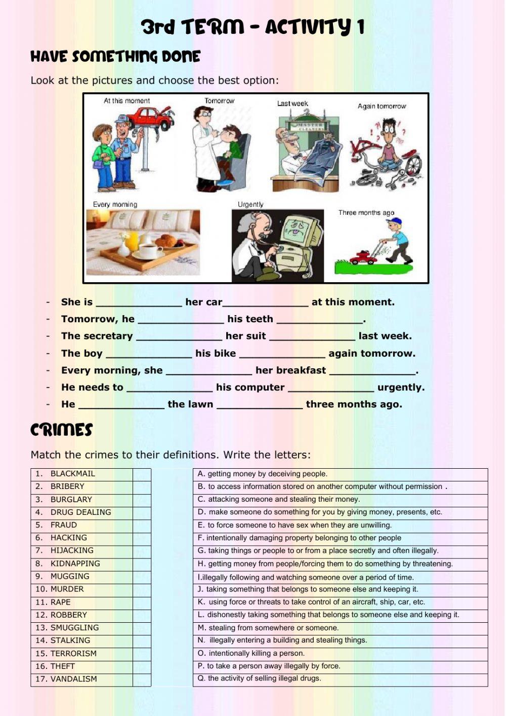 4th year - Activity 1 - 3rd Term