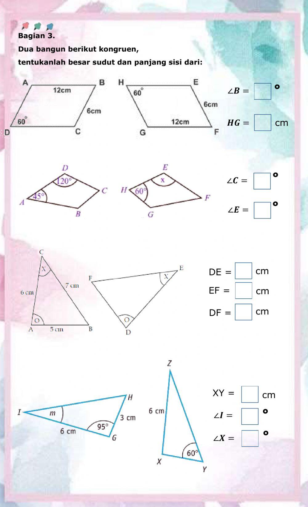 Kekongruenan pada bab kesebangunan